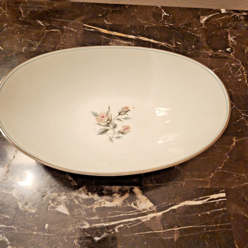 Vintage Noritake in "Margo" Pattern Oval Vegetable Bowl
